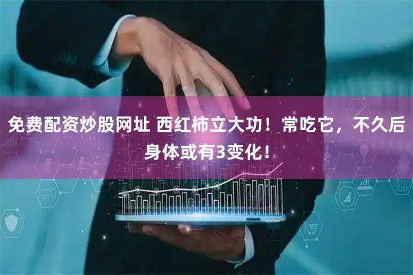 免费配资炒股网址 西红柿立大功!常吃它,不久后身体或有3变化!